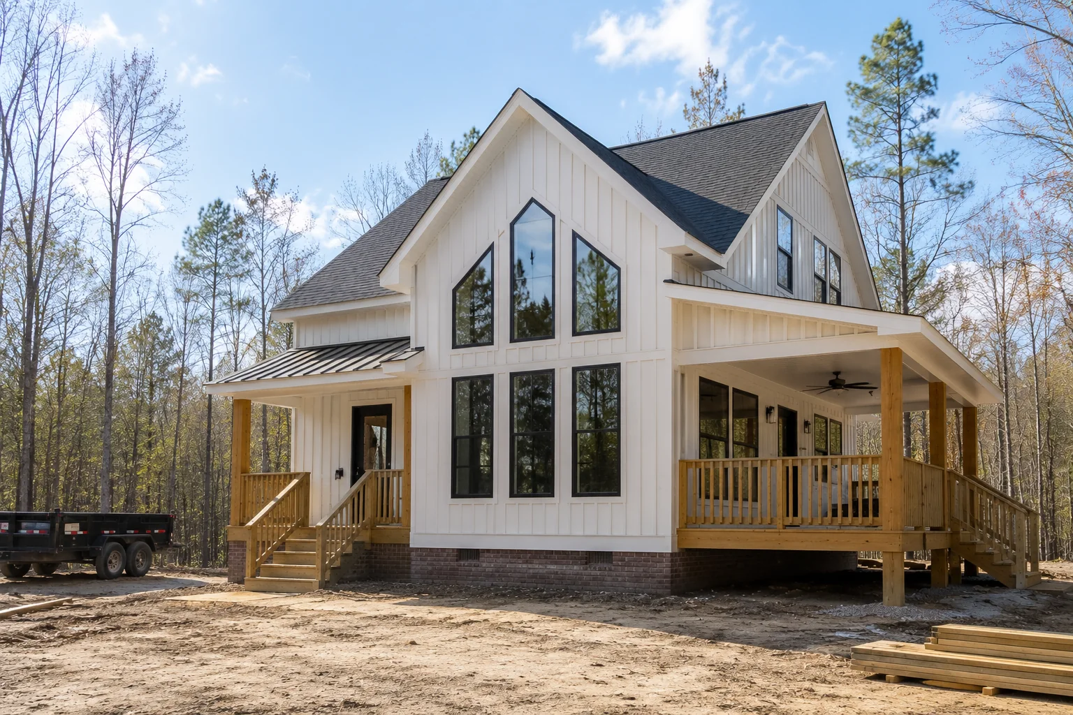 Gable residence under final construction